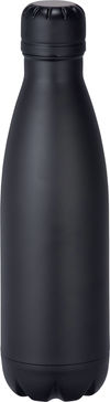 Am image of a Custom Copper Vacuum Insulated Bottle 17oz in Black!