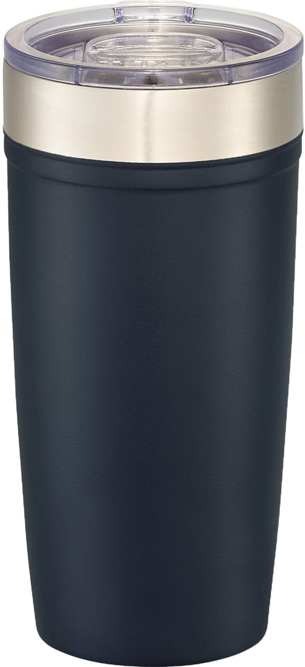 Am image of a Custom Arctic Zone Titan Thermal HP Copper Tumbler 20oz in Navy!