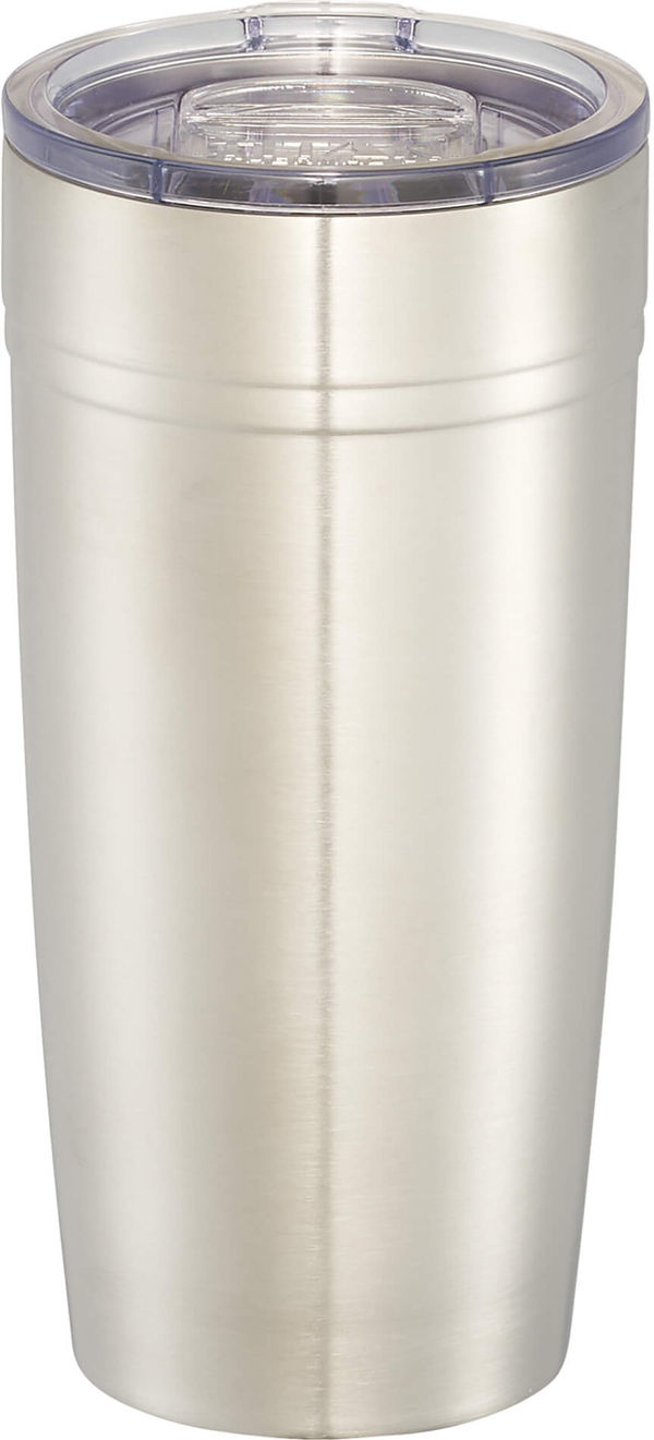 Am image of a Custom Arctic Zone Titan Thermal HP Copper Tumbler 20oz in Silver!