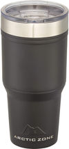 Am image of a Custom Arctic Zone Titan Thermal HP Copper Tumbler 30oz in Black!