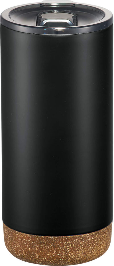 Am image of a Custom Valhalla Copper Vacuum Insulated Tumbler 16oz in Black!