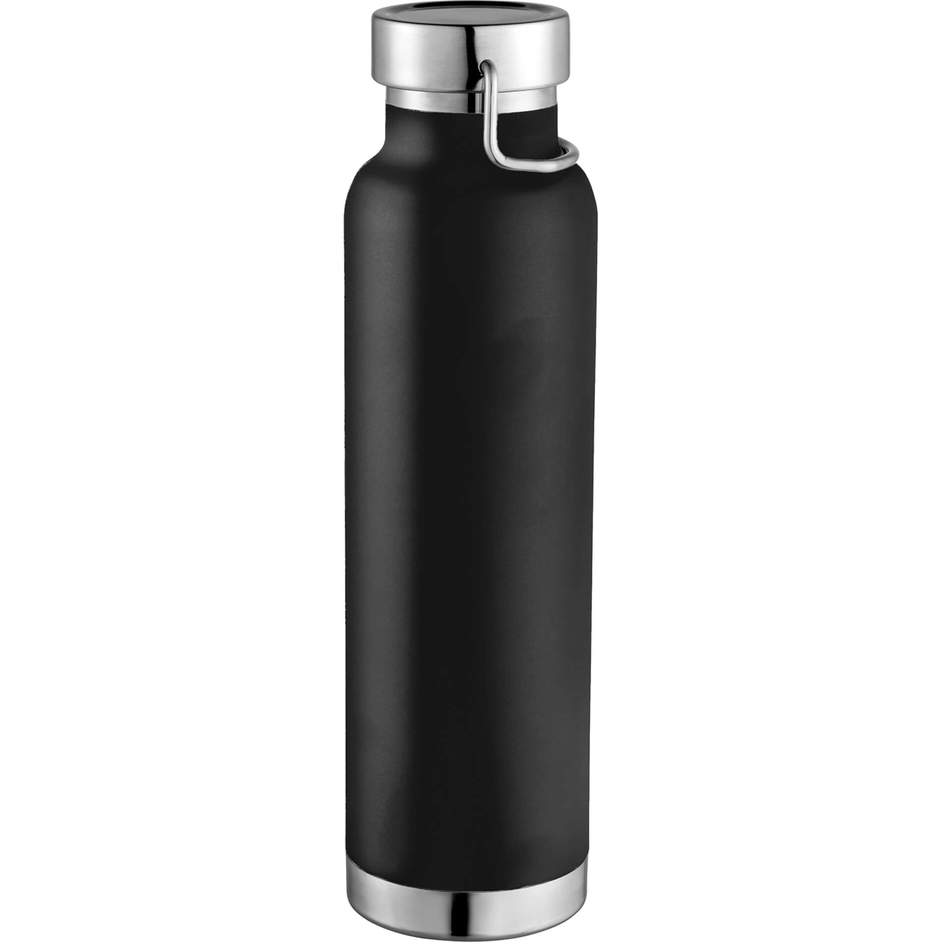 Thor Copper Vacuum Insulated Bottle 22oz in Black