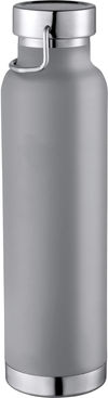 Am image of a Custom Thor Copper Vacuum Insulated Bottle 22oz in Grey!