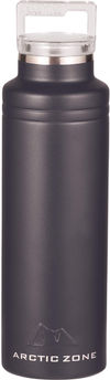 Am image of a Custom Arctic Zone Titan Thermal HP Copper Bottle 20oz in Black!