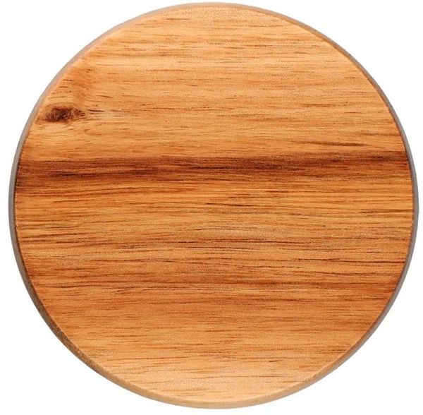 An image of a Custom Tahoe Tea & Coffee Ceramic Mug with Wood Lid 16oz!