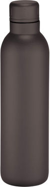 Am image of a Custom Thor Copper Vacuum Insulated Bottle 17oz in Black!