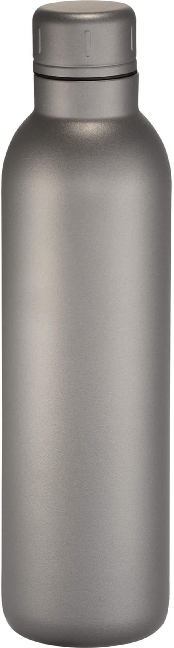 Am image of a Custom Thor Copper Vacuum Insulated Bottle 17oz in Grey!