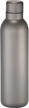 Am image of a Custom Thor Copper Vacuum Insulated Bottle 17oz in Grey!