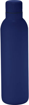 Am image of a Custom Thor Copper Vacuum Insulated Bottle 17oz in Navy!