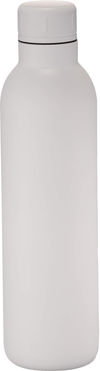 Am image of a Custom Thor Copper Vacuum Insulated Bottle 17oz in White!