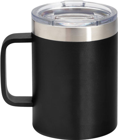 Am image of a Custom Arctic Zone Titan Thermal HP Copper Mug 14oz in Black!