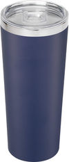 Am image of a Custom Thor Copper Vacuum Insulated Tumbler 22oz in Navy!