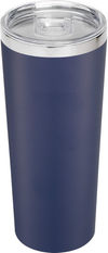 Am image of a Custom Thor Copper Vacuum Insulated Tumbler 22oz in Navy!