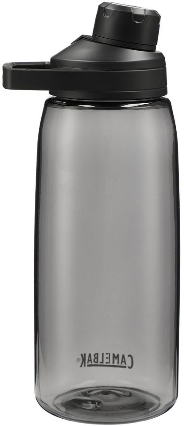 Am image of a Custom CamelBak Chute® Mag 32oz Bottle Tritan™ Renew in Charcoal!