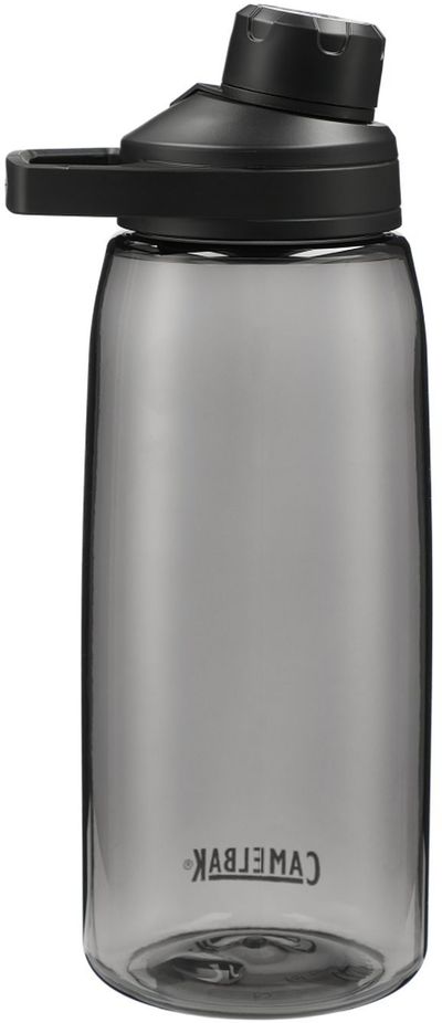 Am image of a Custom CamelBak Chute® Mag 32oz Bottle Tritan™ Renew in Charcoal!