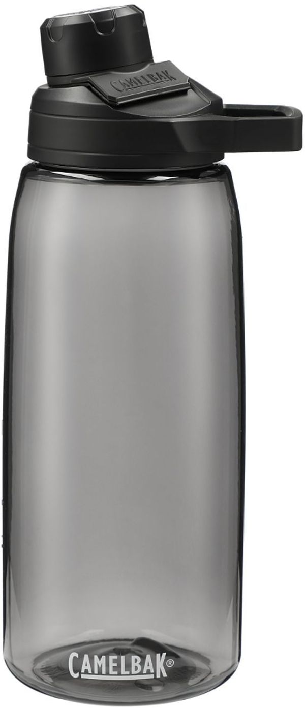 Am image of a Custom CamelBak Chute® Mag 32oz Bottle Tritan™ Renew in Charcoal!