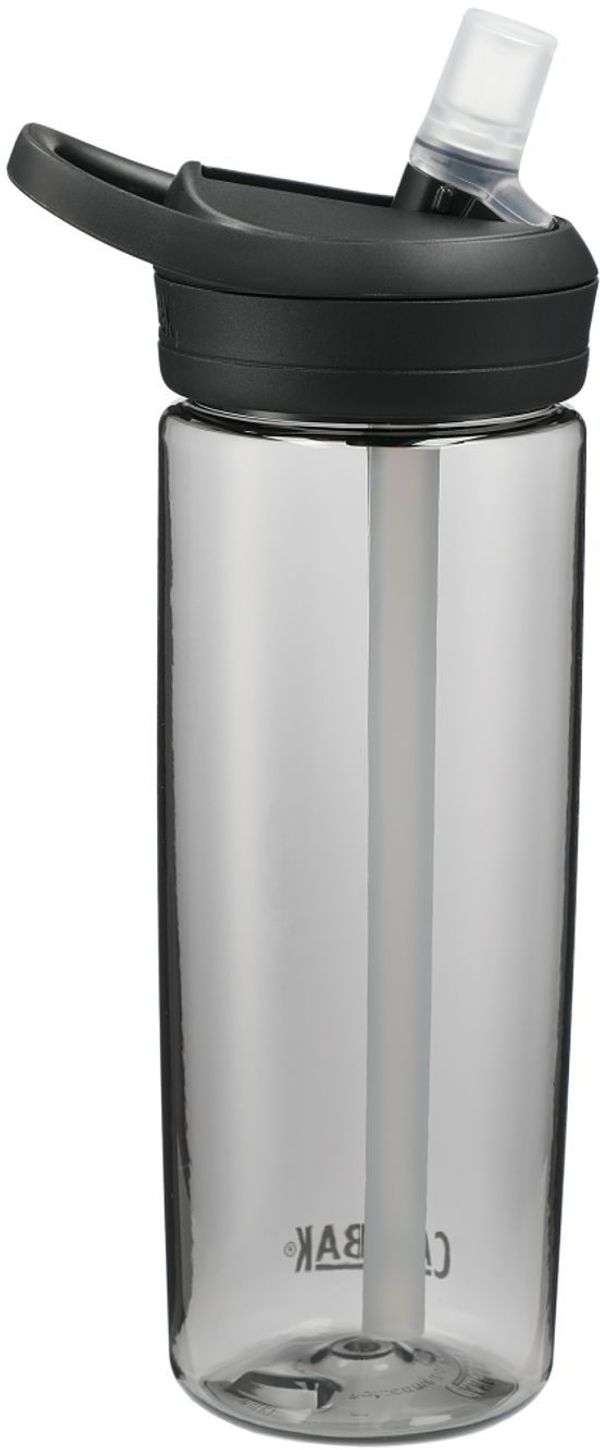 Am image of a Custom CamelBak Eddy® 20oz Bottle Tritan™ Renew in Charcoal!