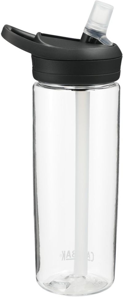 Am image of a Custom CamelBak Eddy® 20oz Bottle Tritan™ Renew in Clear!
