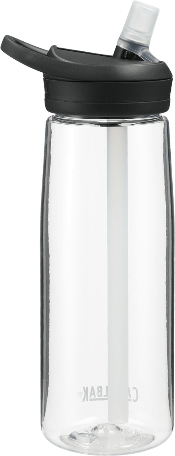 Am image of a Custom CamelBak Eddy® 25oz Bottle Tritan™ Renew in Clear!