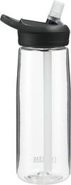 Am image of a Custom CamelBak Eddy® 25oz Bottle Tritan™ Renew in Clear!