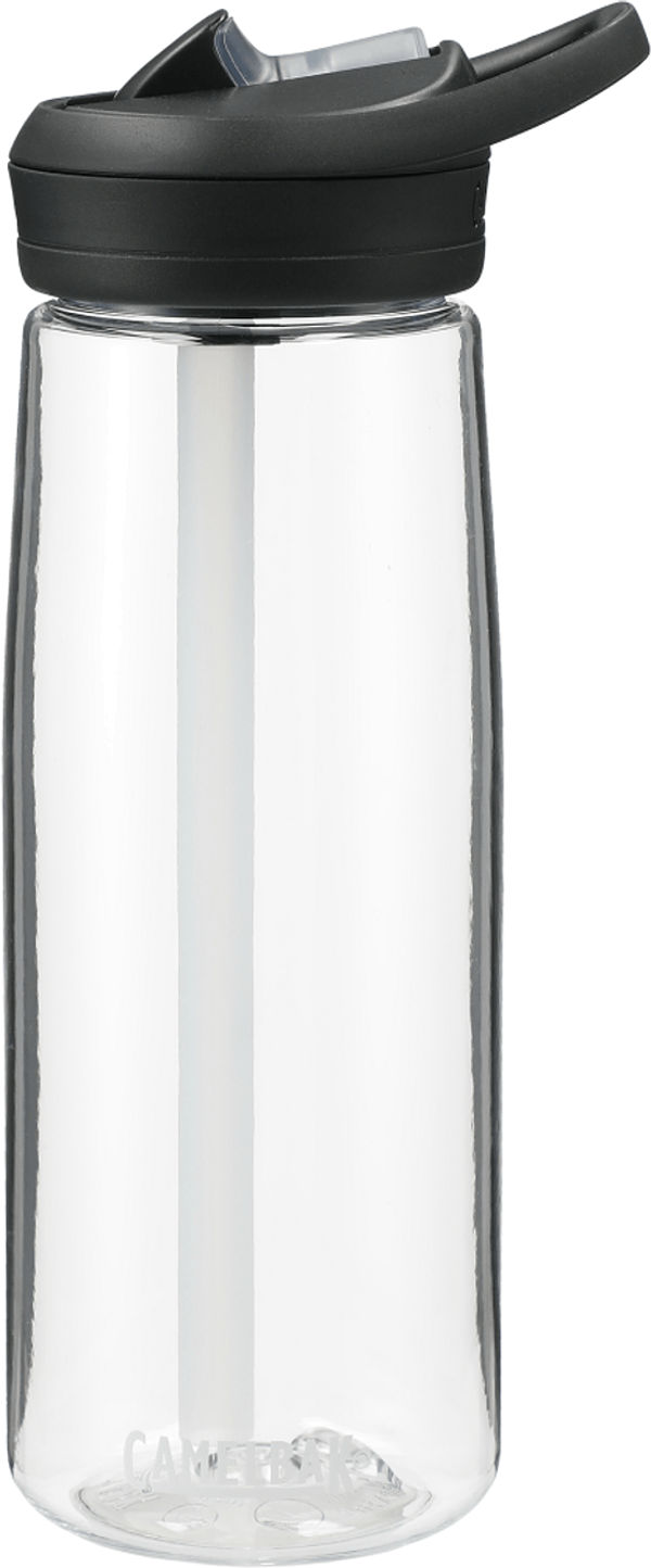 Am image of a Custom CamelBak Eddy® 25oz Bottle Tritan™ Renew in Clear!