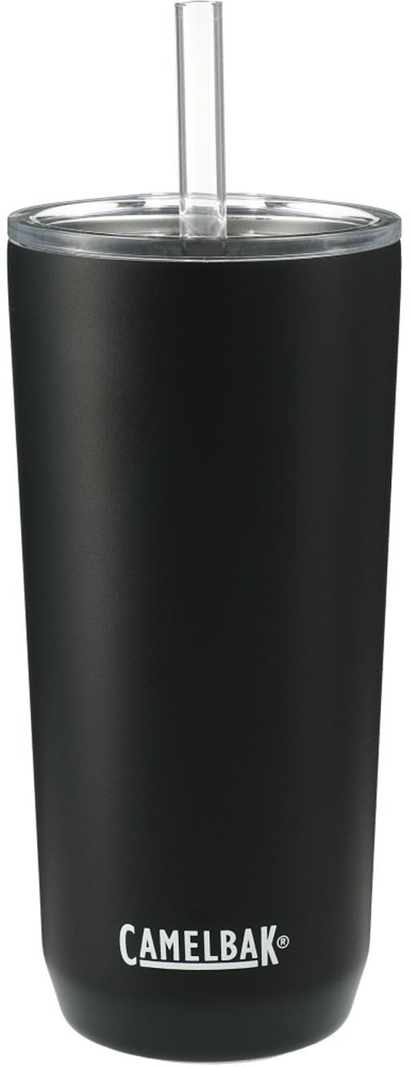 Am image of a Custom CamelBak Straw Tumbler 20oz in Black!