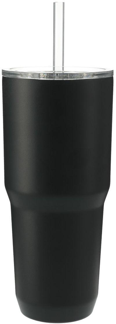 Am image of a Custom CamelBak Straw Tumbler 30oz in Black!
