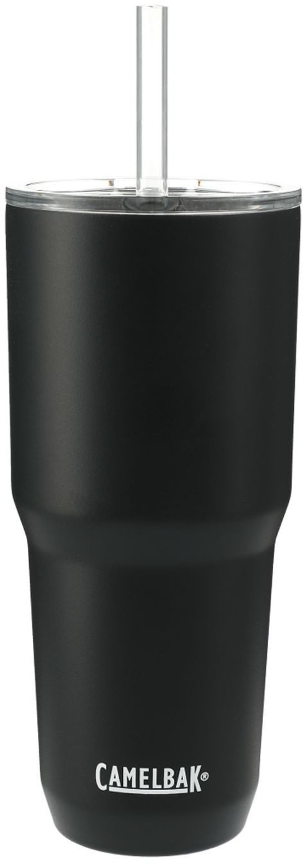 Am image of a Custom CamelBak Straw Tumbler 30oz in Black!