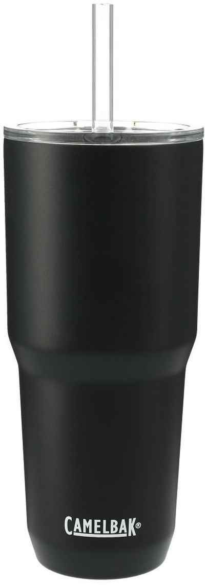 Am image of a Custom CamelBak Straw Tumbler 30oz in Black!