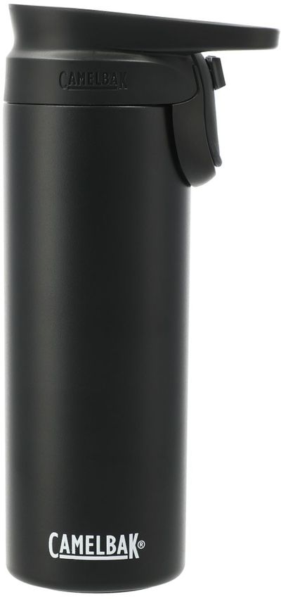 Am image of a Custom CamelBak Forge Flow 16oz in Black!