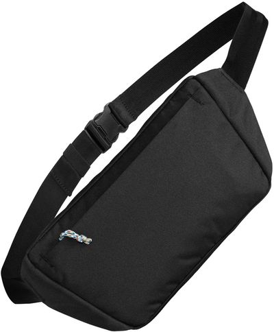 Am image of a Custom CamelBak RPET Pivot Belt Sling in Black!