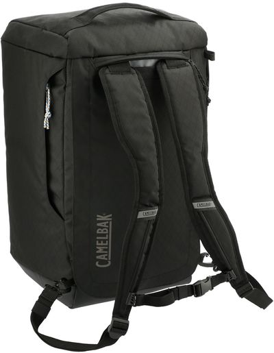 Am image of a Custom CamelBak PDX Convertible Duffel in Black!