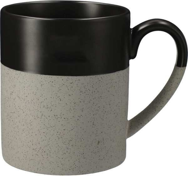 Am image of a Custom Otis Ceramic Mug 15oz in Grey!