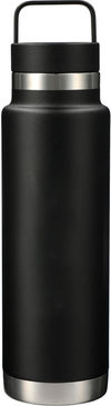 Am image of a Custom Colton Copper Vacuum Insulated Bottle 20oz in Black!