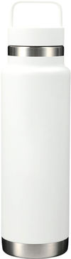 Am image of a Custom Colton Copper Vacuum Insulated Bottle 20oz in White!