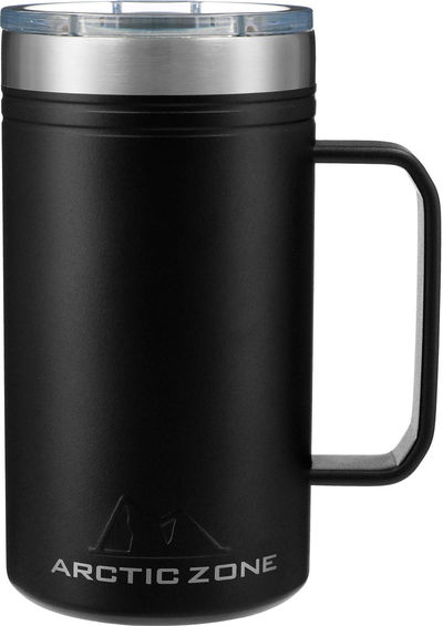 Am image of a Custom Arctic Zone Titan Thermal HP Copper Mug 24oz in Black!