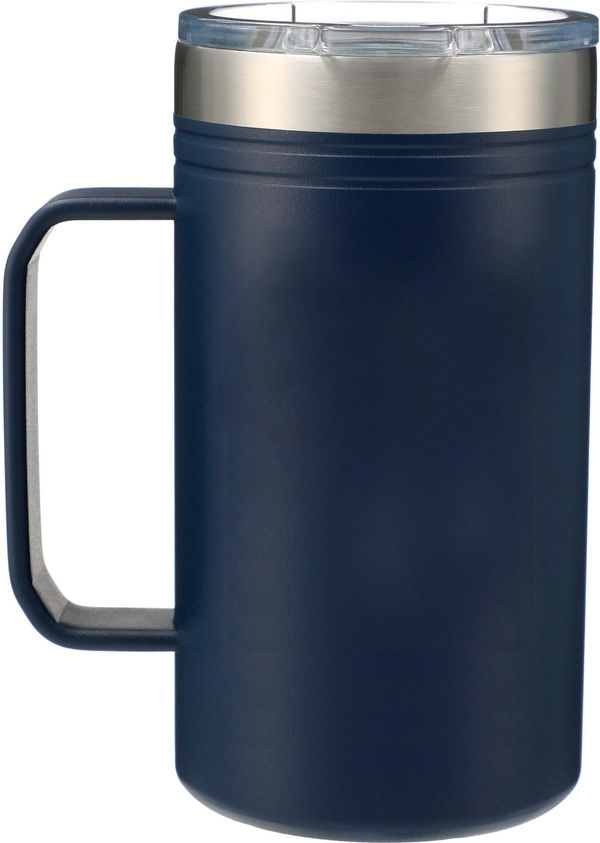Am image of a Custom Arctic Zone Titan Thermal HP Copper Mug 24oz in Navy!