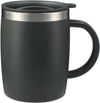 Am image of a Custom Dagon Wheat Straw Mug w Stainless Liner 14oz in Charcoal!