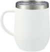 An image of a Custom Brew Copper Vacuum Insulated Mug 12oz in White!