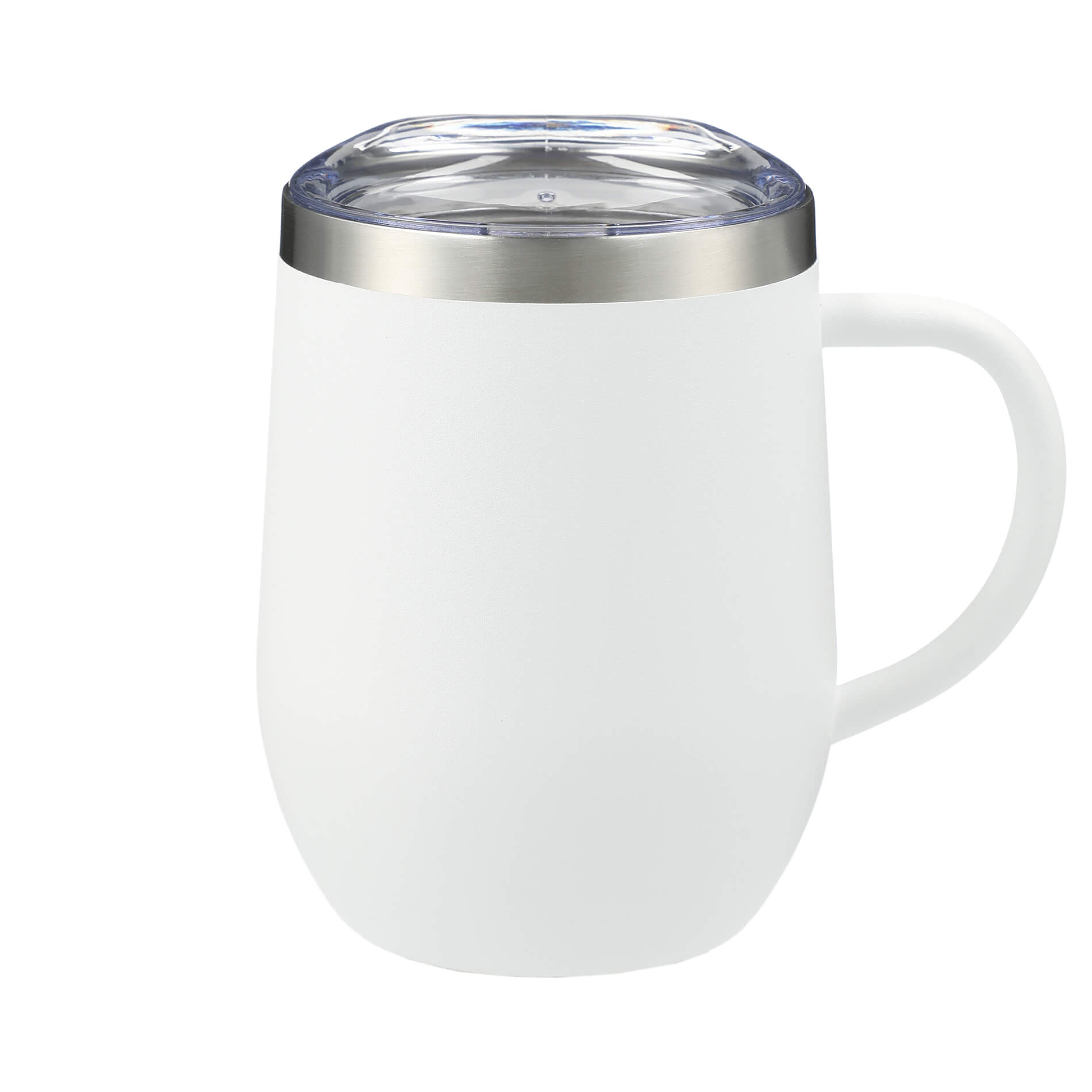 Brew Copper Vacuum Insulated Mug 12oz in White