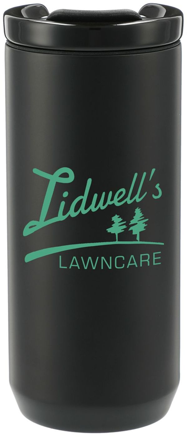 An image of a Custom Seneca Tumbler 16oz with Ceramic Lid and Lining!