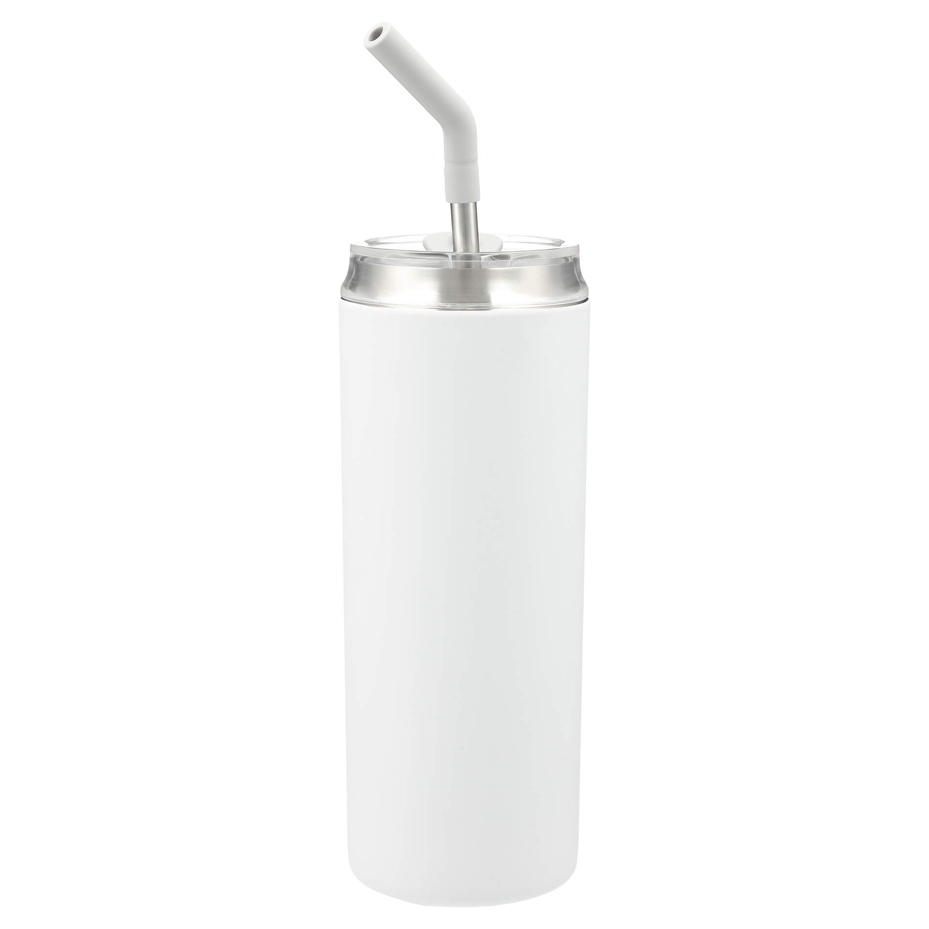Marka Copper Vac Tumbler w SS straw 20oz in White