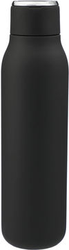 Am image of a Custom Marka Copper Vac Bottle w Metal Loop 20oz in Black!