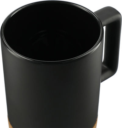 An image of a Custom Bates 15oz Ceramic Mug with Cork Base!