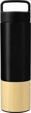 Am image of a Custom Welly Traveler Copper Vacuum Bottle 18oz in Black!