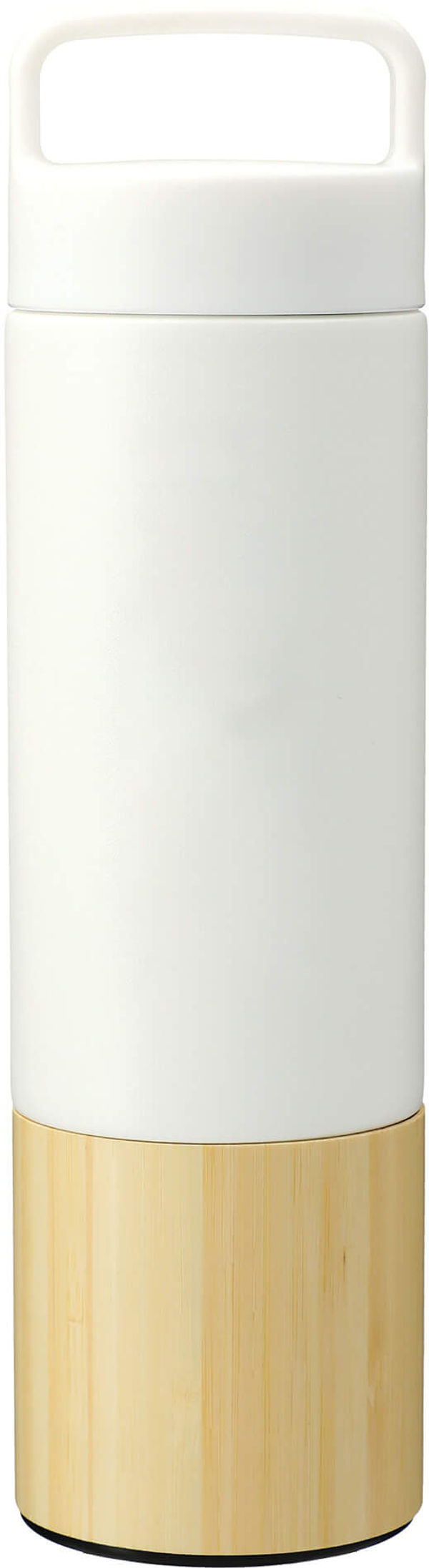 Am image of a Custom Welly Traveler Copper Vacuum Bottle 18oz in White!