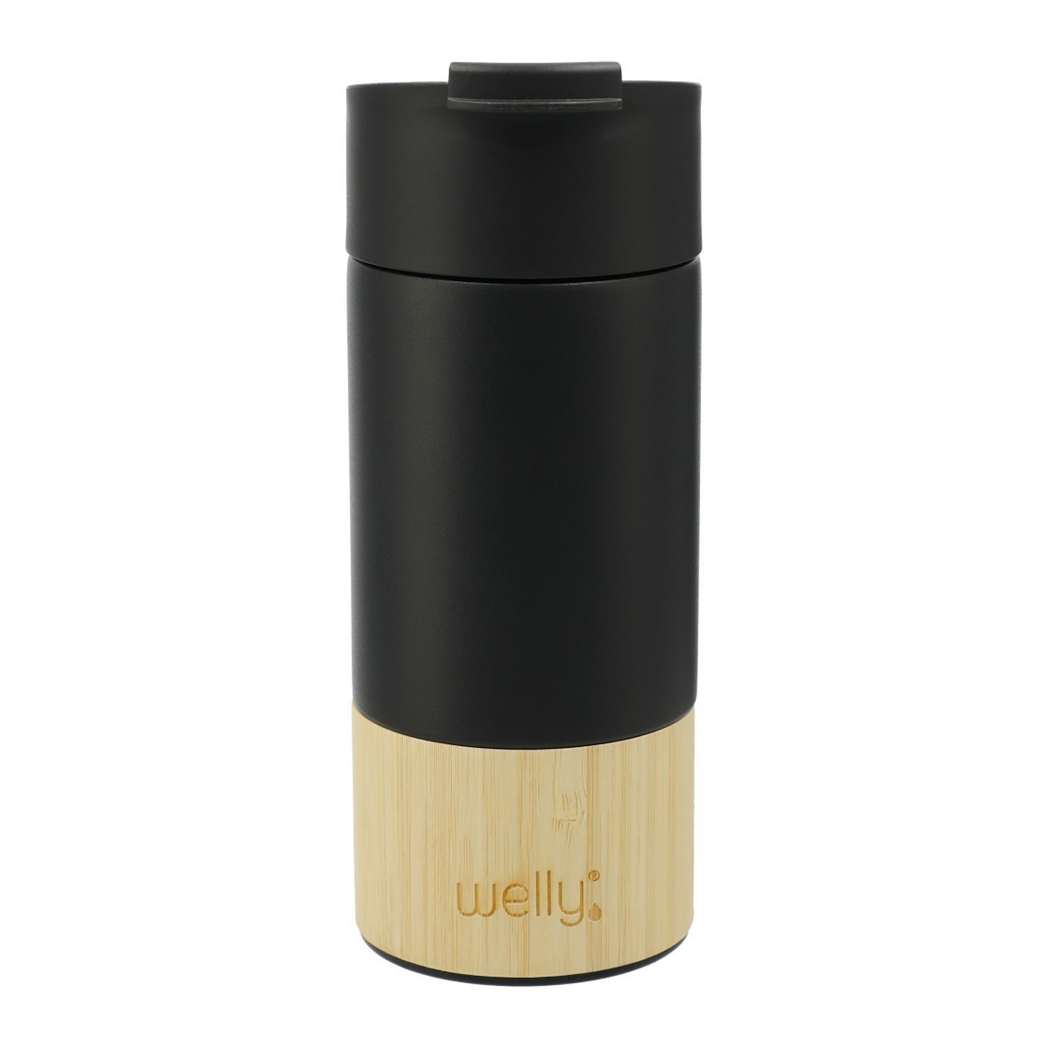 Welly® Traveler Copper Vacuum Tumbler 12oz in Black
