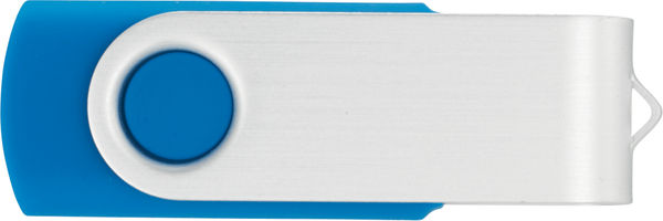 Am image of a Custom Rotate Flash Drive 2GB in Aqua!