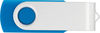 Am image of a Custom Rotate Flash Drive 2GB in Aqua!
