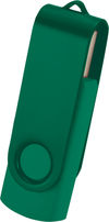 Am image of a Custom Rotate 2Tone Flash Drive 2GB in Green!